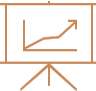 Icône d'un graphique de performance