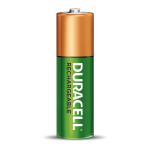 Batterie rechargeable AA verte et cuivre autonome