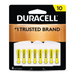 10 Hearing Aid Battery 8 pack front