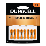 13 Hearing Aid Battery 8 pack front