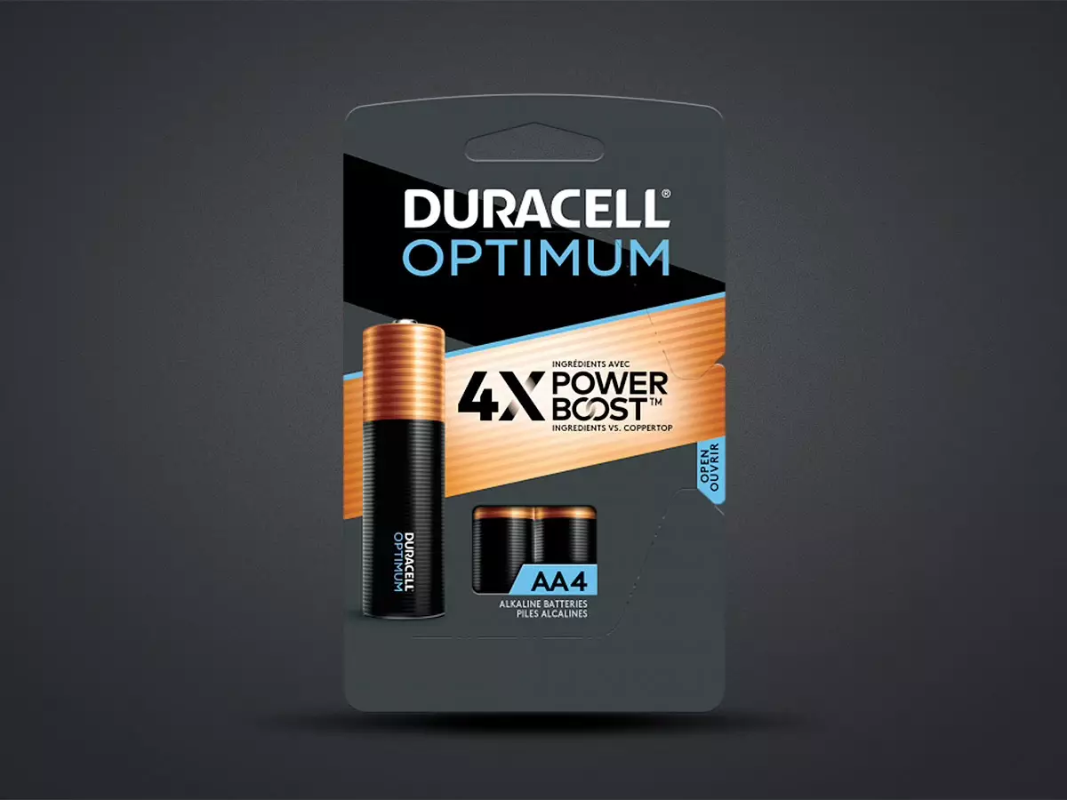 Duracell Optimum Pile LR6 (AA) alcaline(s) 1.5 V 8 pc(s)